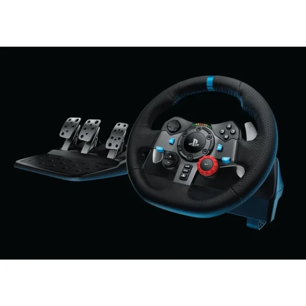 Volant de Course avec Pédales G29 DRIVING FORCE pour PS5, PS4, PC, Mac